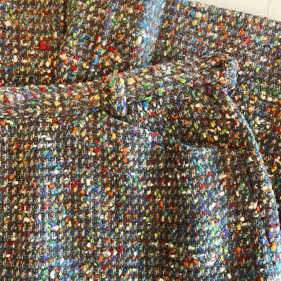 Century of Boston - wool/tweed rainbow a-line skirt - Picture 3 of 10